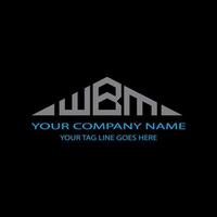 WBM letter logo creative design with vector graphic
