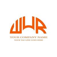 WUR letter logo creative design with vector graphic