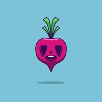 Onion cute character emotion emoticon logo design vector. Colorful sticker art with soft background. Abstract graphic illustration. vector