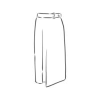 skirt vector sketch