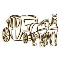 carriage vector sketch