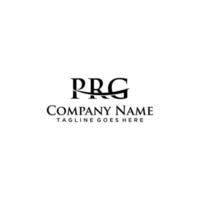 PRG letter logo sign design vector
