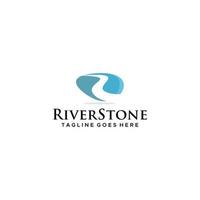 River and stone logo design inspiration