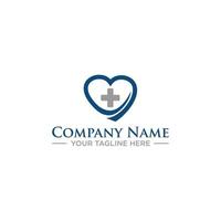 Heart Care Logo Design vector