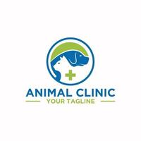 Animal Clinic Logo Sign Design vector