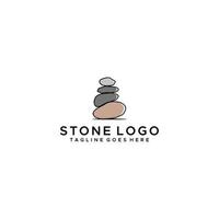 equilibrio rock zen piedra piedras diseño de logotipo