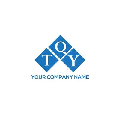 TQY creative initials letter logo concept. TQY letter design.TQY letter logo design on white background. TQY creative initials letter logo concept. TQY letter design.
