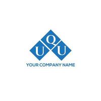 UQU creative initials letter logo concept. UQU letter design.UQU letter logo design on white background. UQU creative initials letter logo concept. UQU letter design. vector