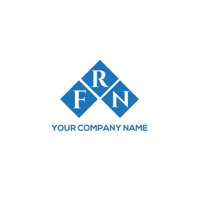 FRN letter logo design on white background. FRN creative initials letter logo concept. FRN letter design.