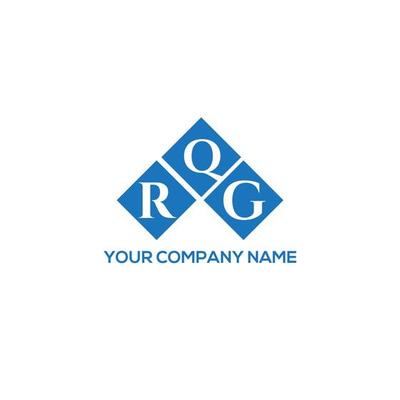 RQG letter logo design on white background. RQG creative initials letter logo concept. RQG letter design.