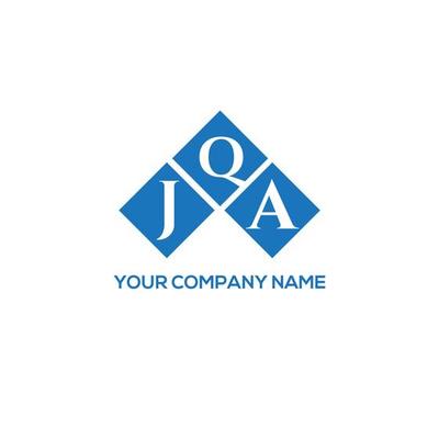 JQA letter logo design on white background. JQA creative initials letter logo concept. JQA letter design.