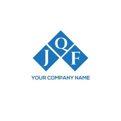 JQF letter logo design on white background. JQF creative initials letter logo concept. JQF letter design.