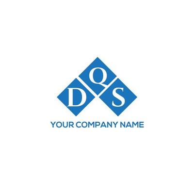 DQS letter logo design on white background. DQS creative initials letter logo concept. DQS letter design.