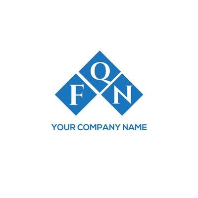 FQN letter logo design on white background. FQN creative initials letter logo concept. FQN letter design.