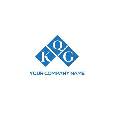 KQG letter logo design on white background. KQG creative initials letter logo concept. KQG letter design.