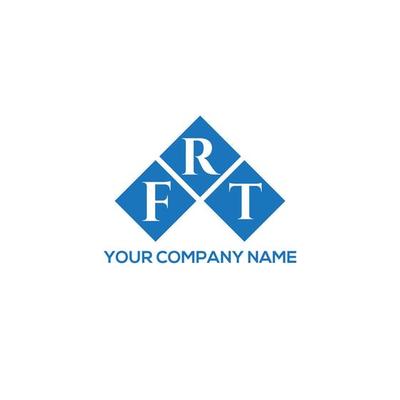 FRT letter logo design on white background. FRT creative initials letter logo concept. FRT letter design.