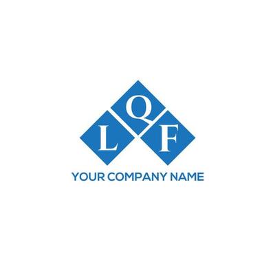 LQF letter logo design on white background. LQF creative initials letter logo concept. LQF letter design.