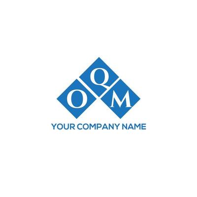 . OQM creative initials letter logo concept. OQM letter design.OQM letter logo design on white background. OQM creative initials letter logo concept. OQM letter design.