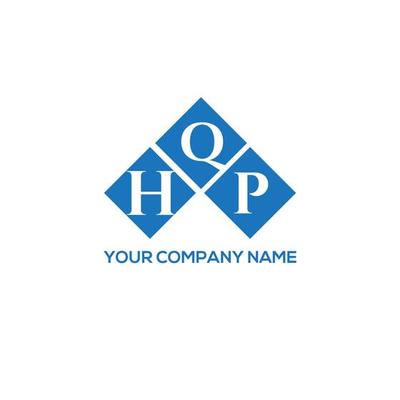 HQP letter logo design on white background. HQP creative initials letter logo concept. HQP letter design.