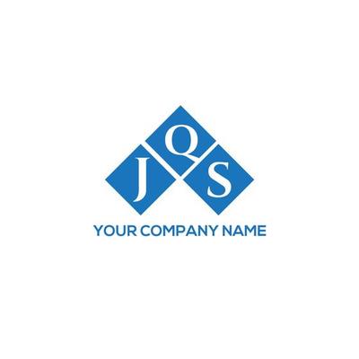 JQS letter logo design on white background. JQS creative initials letter logo concept. JQS letter design.