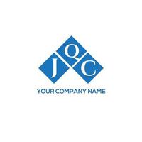 JQC letter logo design on white background. JQC creative initials letter logo concept. JQC letter design. vector