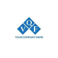 concepto de logotipo de letra de iniciales creativas vqf. vqf letter design.vqf letter logo design sobre fondo blanco. concepto de logotipo de letra de iniciales creativas vqf. diseño de letras vqf. vector