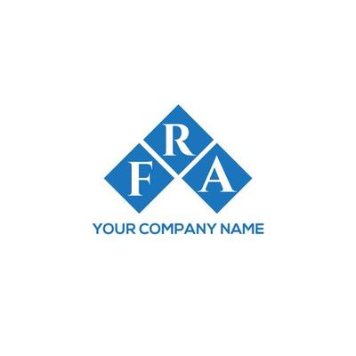 FRA letter logo design on white background. FRA creative initials letter logo concept. FRA letter design.