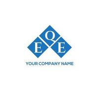 EQE letter design.EQE letter logo design on white background. EQE creative initials letter logo concept. EQE letter design.EQE letter logo design on white background. E vector