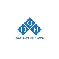 DQN letter logo design on white background. DQN creative initials letter logo concept. DQN letter design. vector