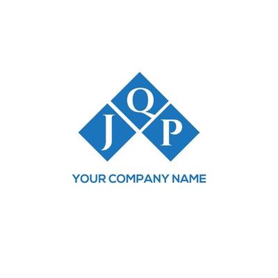 JQP letter logo design on white background. JQP creative initials letter logo concept. JQP letter design.