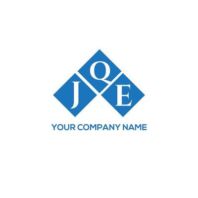 JQE letter logo design on white background. JQE creative initials letter logo concept. JQE letter design.