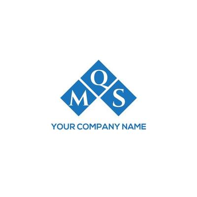MQS letter logo design on white background. MQS creative initials letter logo concept. MQS letter design.
