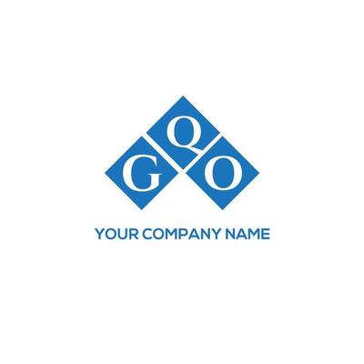 GQO creative initials letter logo concept. GQO letter design.GQO letter logo design on white background. GQO creative initials letter logo concept. GQO letter design.