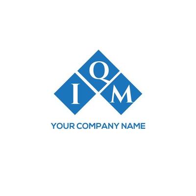 IQM letter logo design on white background. IQM creative initials letter logo concept. IQM letter design.