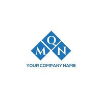 . MQN creative initials letter logo concept. MQN letter design.MQN letter logo design on white background. MQN creative initials letter logo concept. MQN letter design. vector