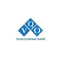 VQO letter logo design on white background. VQO creative initials letter logo concept. VQO letter design. vector