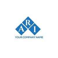 ARI letter logo design on white background. ARI creative initials letter logo concept. ARI letter design. vector