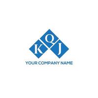 KQJ letter design.KQJ letter logo design on white background. KQJ creative initials letter logo concept. KQJ letter design.KQJ letter logo design on white background. K vector