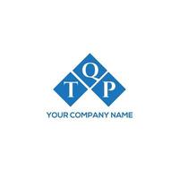 TQP letter logo design on white background. TQP creative initials letter logo concept. TQP letter design. vector