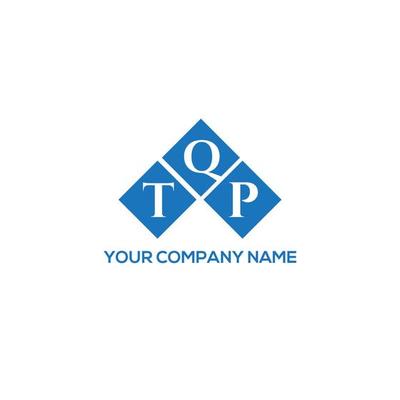 TQP letter logo design on white background. TQP creative initials letter logo concept. TQP letter design.