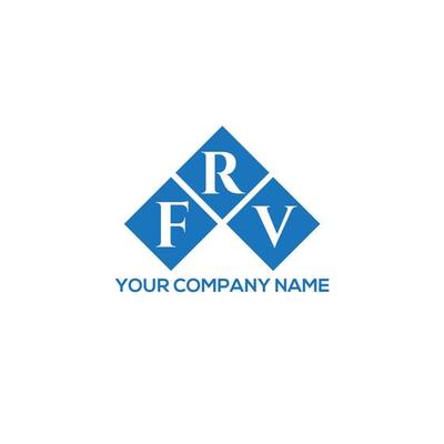 FRV creative initials letter logo concept. FRV letter design.FRV letter logo design on white background. FRV creative initials letter logo concept. FRV letter design.