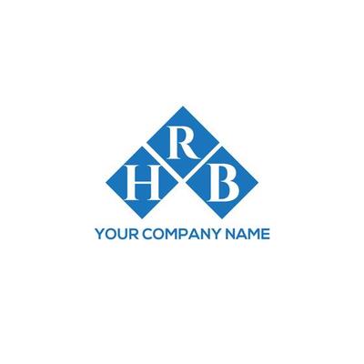 HRB letter logo design on white background. HRB creative initials letter logo concept. HRB letter design.