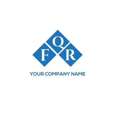 . FQR letter design.FQR letter logo design on white background. FQR creative initials letter logo concept. FQR letter design.FQR letter logo design on white background. F