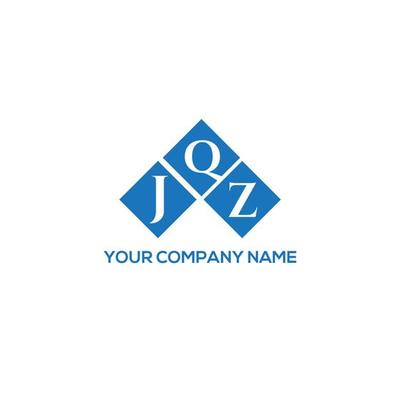 JQZ letter logo design on white background. JQZ creative initials letter logo concept. JQZ letter design.