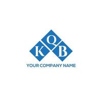 KQB creative initials letter logo concept. KQB letter design.KQB letter logo design on white background. KQB creative initials letter logo concept. KQB letter design. vector