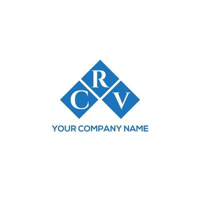CRV letter logo design on white background. CRV creative initials letter logo concept. CRV letter design.