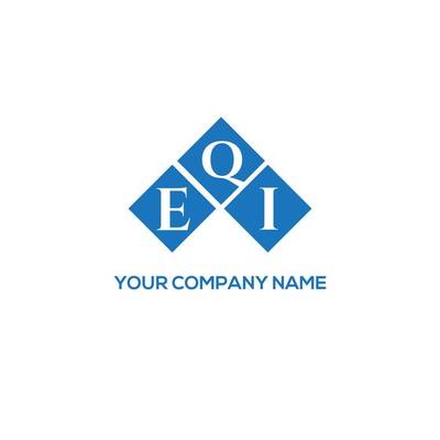 EQI creative initials letter logo concept. EQI letter design.EQI letter logo design on white background. EQI creative initials letter logo concept. EQI letter design.