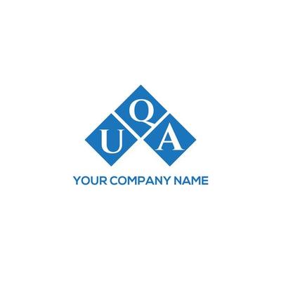 QUA letter logo design on white background. QUA creative initials letter logo concept. QUA letter design.