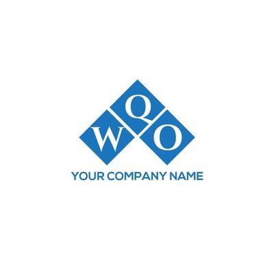WQO creative initials letter logo concept. WQO letter design.WQO letter logo design on white background. WQO creative initials letter logo concept. WQO letter design.