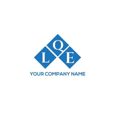 LQE letter logo design on white background. LQE creative initials letter logo concept. LQE letter design.